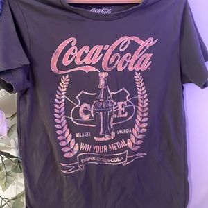 short sleeves coca-cola tee